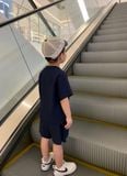  Áo bé trai raglan vải Ottoman 