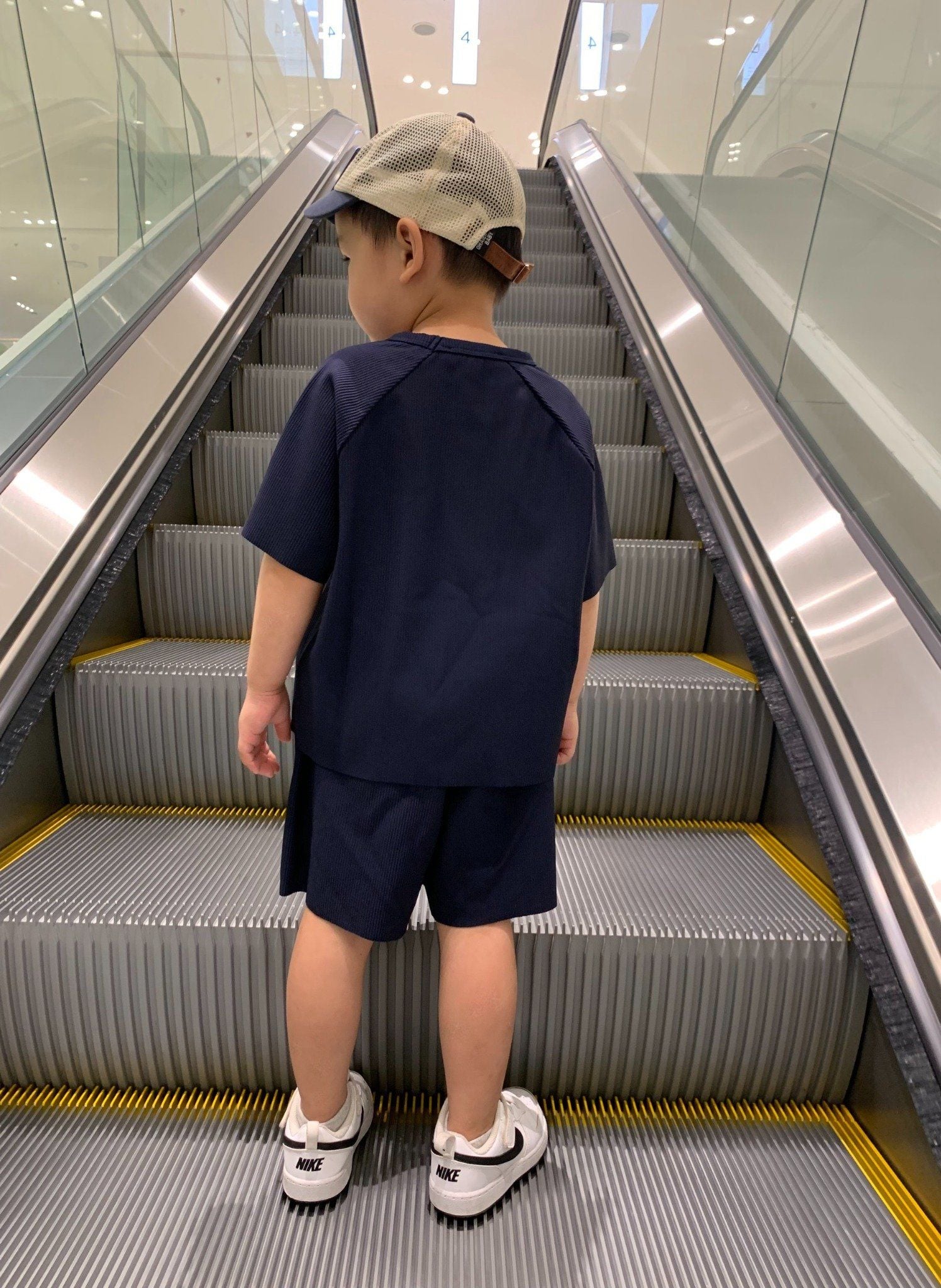  Quần shorts bé trai vải Ottoman 