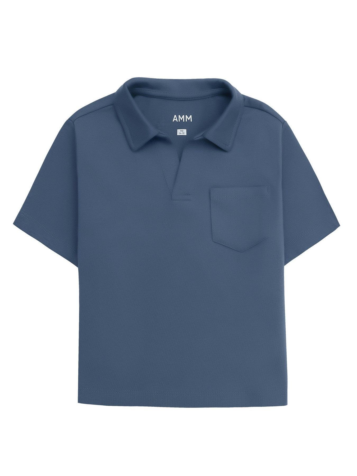  Áo polo bé trai cổ V dáng regular 