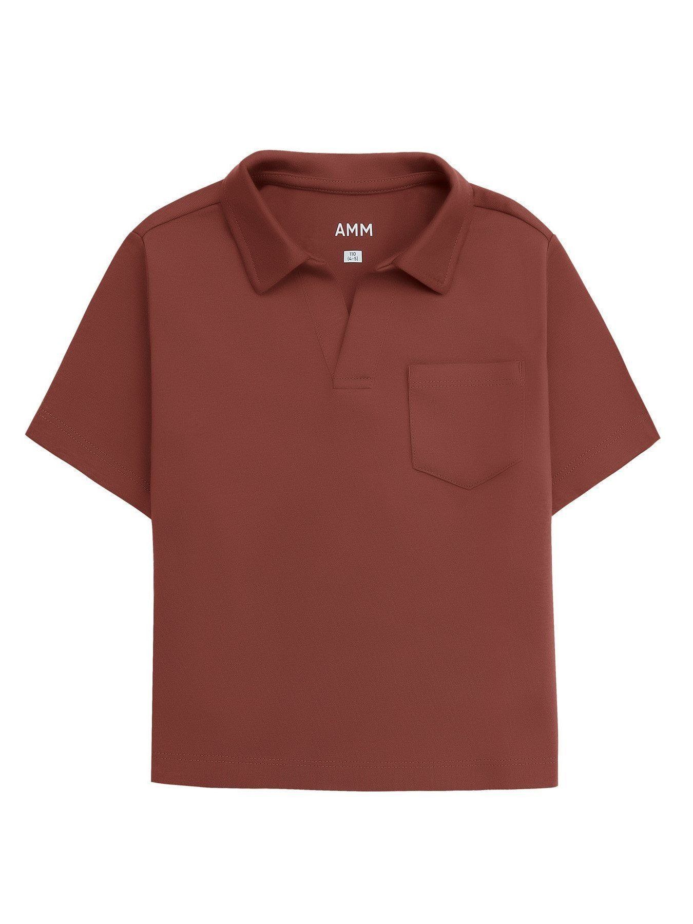  Áo polo bé trai cổ V dáng regular 