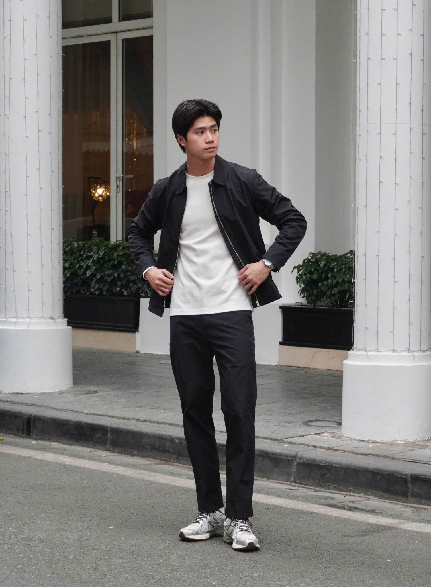 Quần smart nam dáng tapered 
