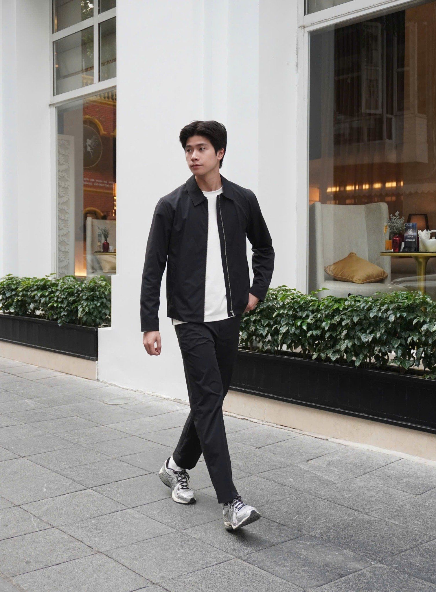  Quần smart nam dáng tapered 