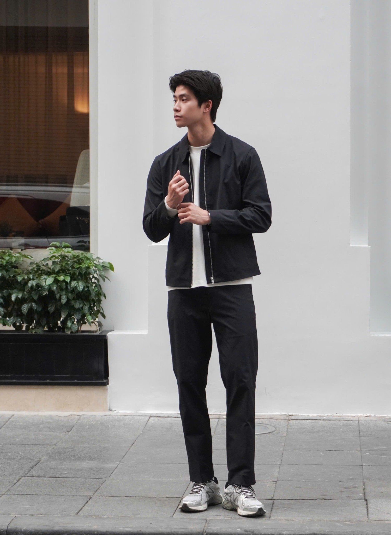  Quần smart nam dáng tapered 