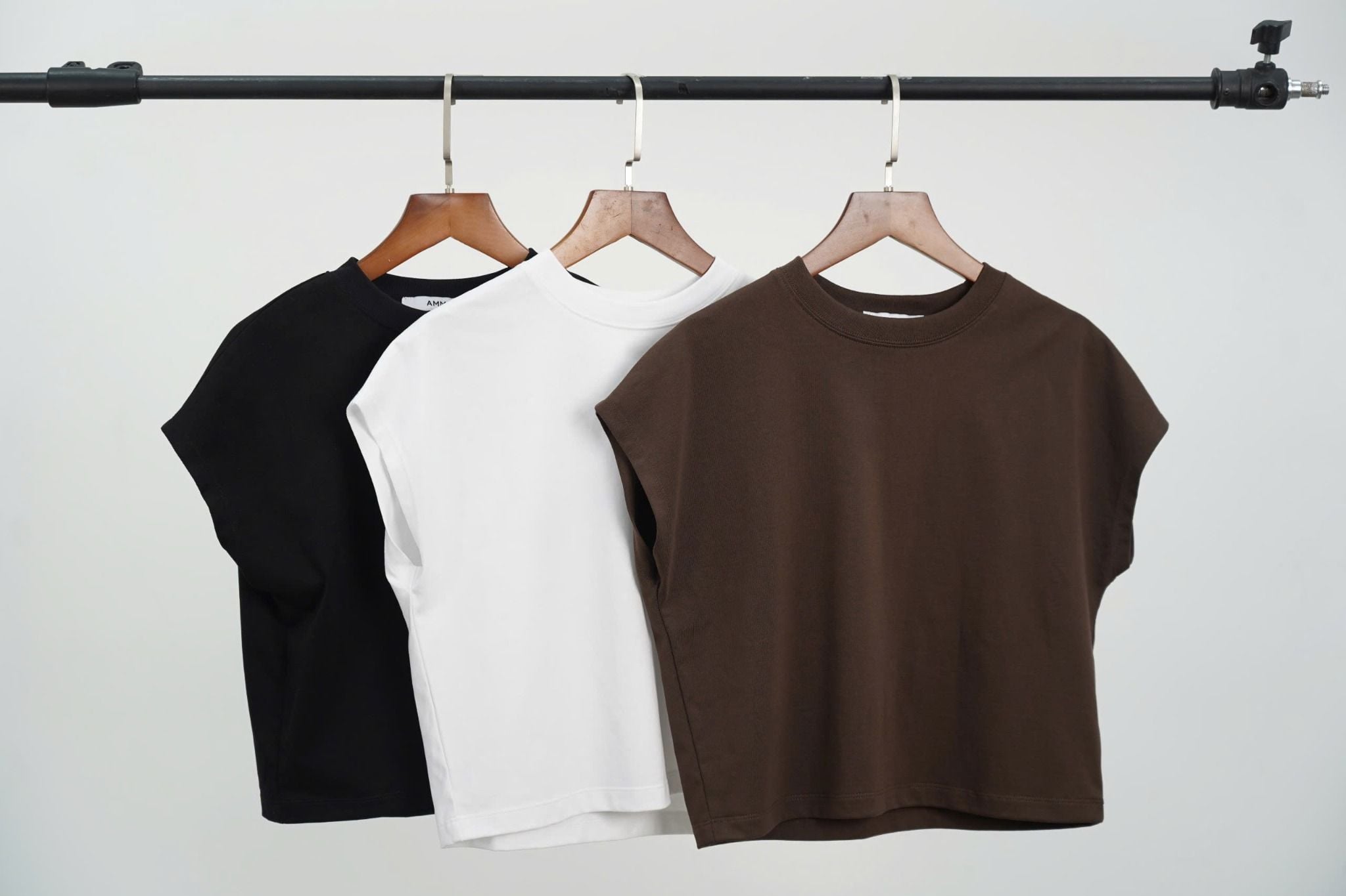  Áo phông Nữ tay hến dáng Crop vải single 