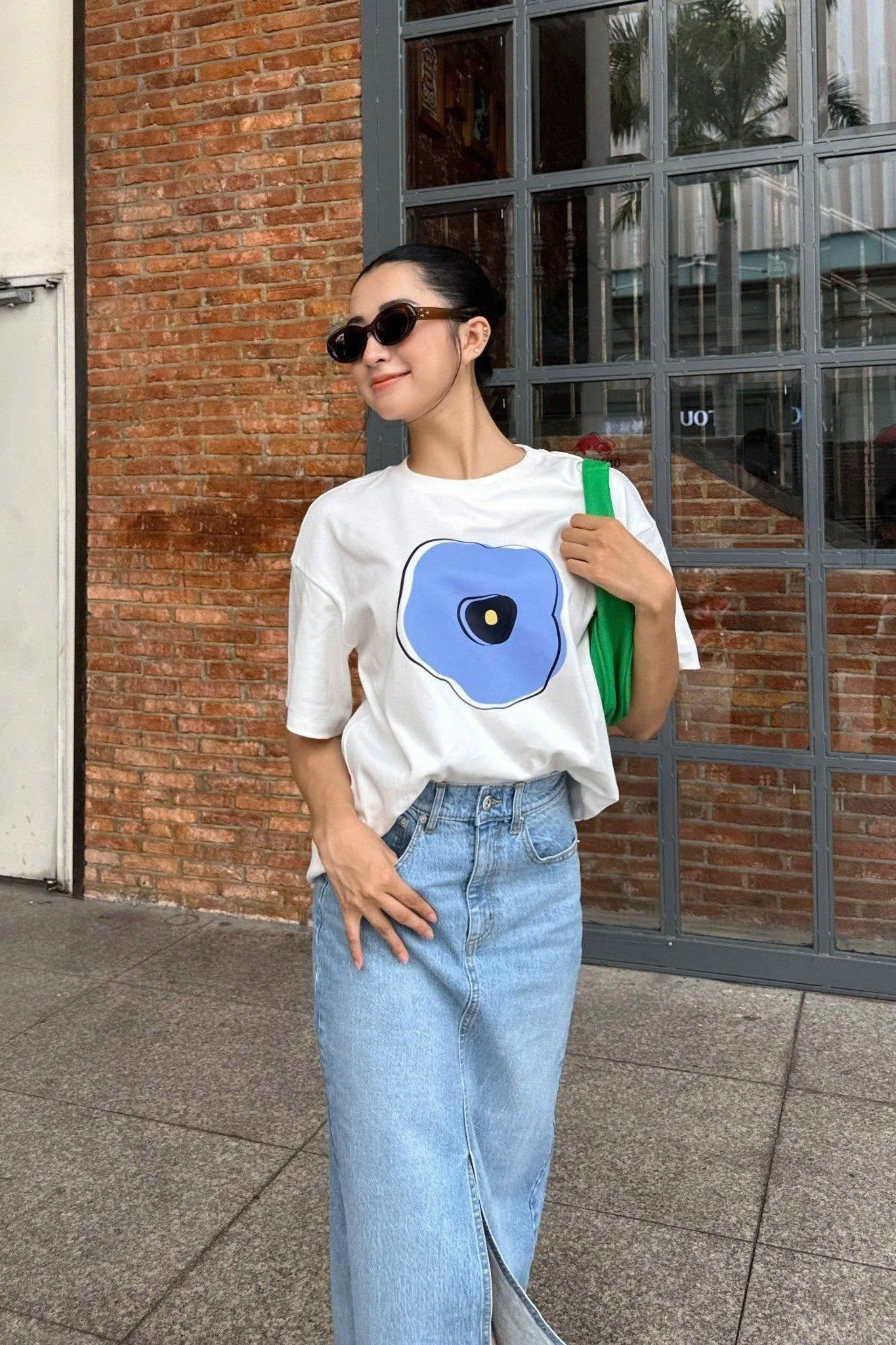  Áo t-shirt nữ in hoa 