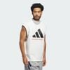  Áo thun adidas Basketball Sleeveless Tee – White 