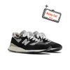  New Balance 998 Made in USA Black Grey 