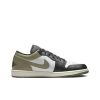 Jordan 1 Low Black Toe Medium Olive 
