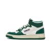  Autry Medalist Mid Leather Green White 