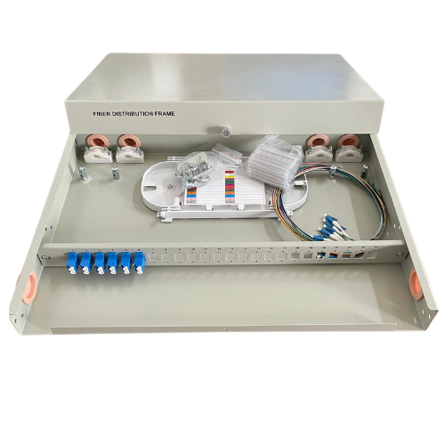 Hộp ODF Sắt 12FO Chuẩn LC / UPC Indoor – FiberTel