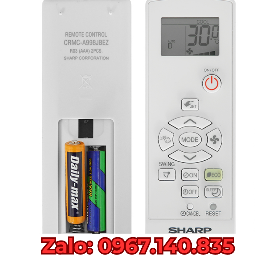 Điều khiển điều hòa Sharp