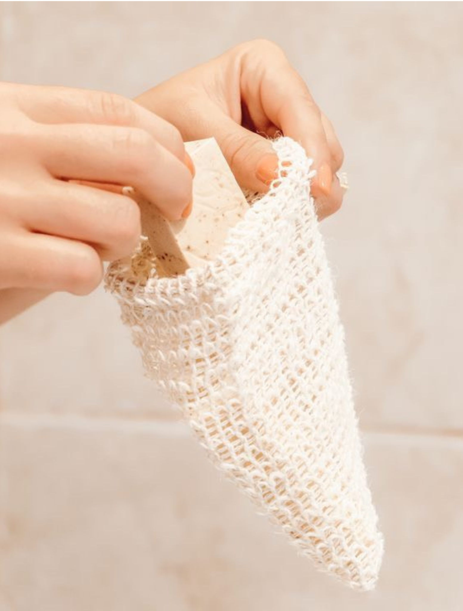  Túi tạo bọt xà phòng sợi lanh 