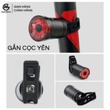  Đèn hậu gắn cọc yên xe đạp Magicbros 6 chế độ sáng 