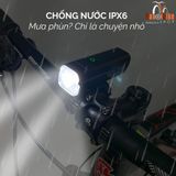  Đèn pin trước gắn xe đạp Magicbros FN600 siêu sáng 