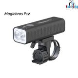  Đèn trước gắn ghi đông xe đạp Magicbros P12 2 pha 