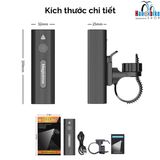  Đèn trước gắn ghi đông xe đạp Magicbros P12 2 pha 