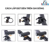  Đèn trước gắn ghi đông xe đạp Magicbros P12 2 pha 