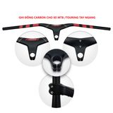  Ghi đông liền potang MagicBros carbon tay ngang 