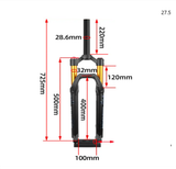  Càng thụt hơi Magicbros Bánh 27.5 cổ nhỏ 