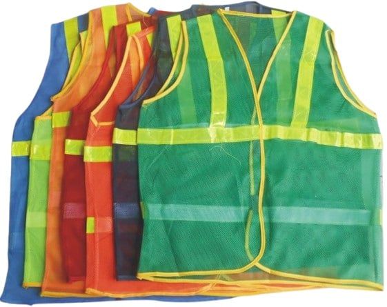 Áo lưới phản quang nhiều màu công nhân