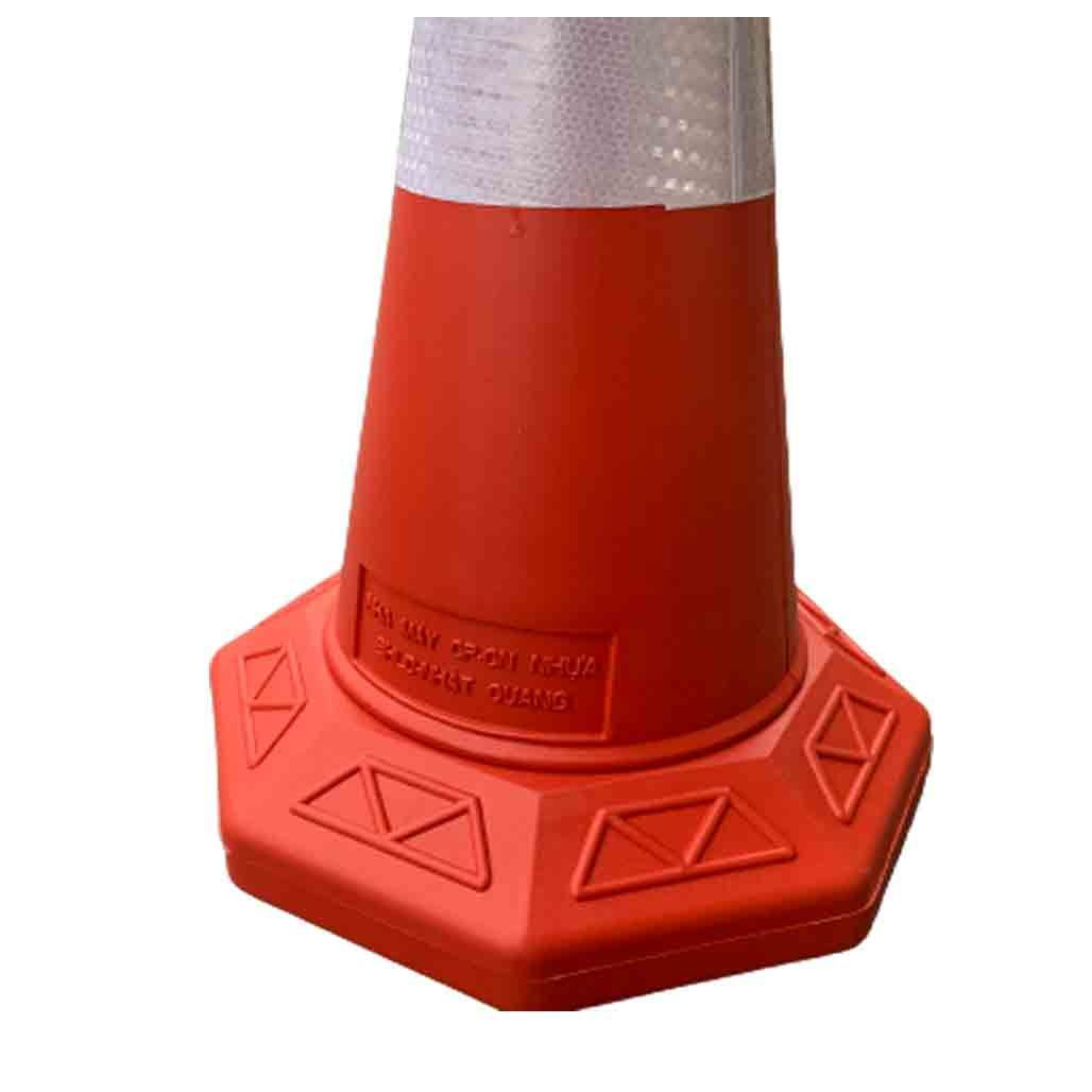 Cọc tiêu nhựa PVC 30-45-75cm phân làn giao thông