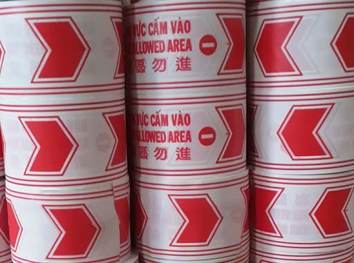Băng cuộn rào chắn Nhật Quang bản 8cm dài 100m