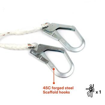 Dây An Toàn Lanyard 2 Móc 3M 1390398 Chính Hãng