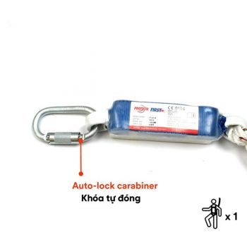 Dây An Toàn Lanyard 2 Móc 3M 1390398 Chính Hãng