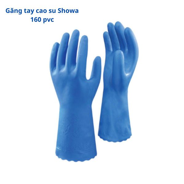 Găng tay cao su Showa 160 pvc