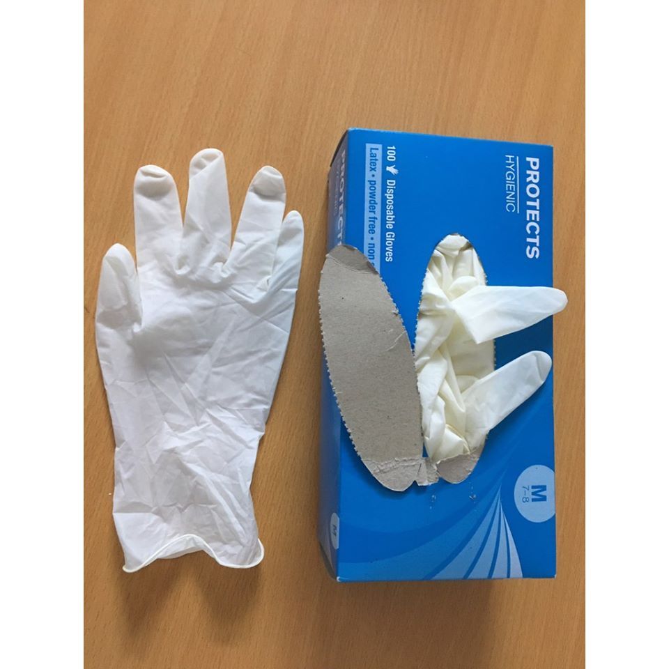 Găng Tay Cao Su Không Bột Protects Chính Hãng Giá Rẻ