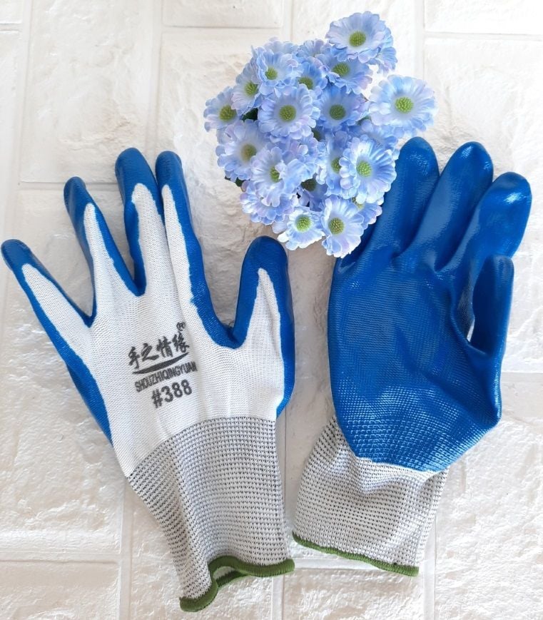 Găng tay phủ sơn xanh 388 (loại 1)