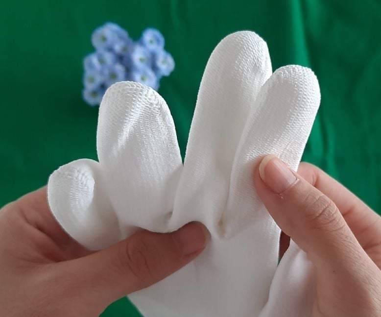 Găng Tay Phủ Pu Lòng Màu Trắng - Bảo Hộ Lao Động Vĩnh Xuyên