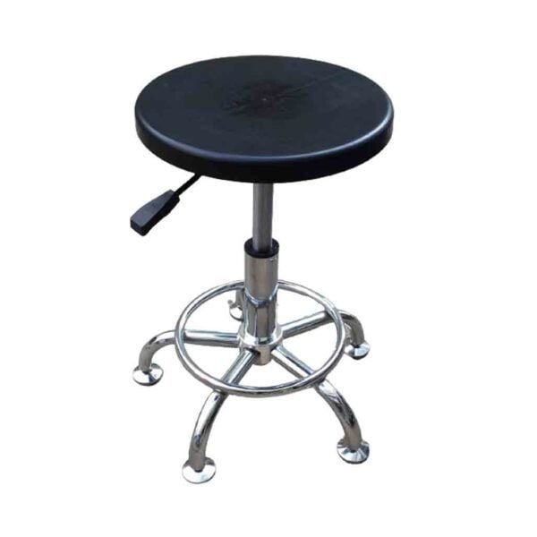 Ghế Tĩnh Điện Mặt Pu Chân Cố Định Nhỏ Gọn, Chống Trượt