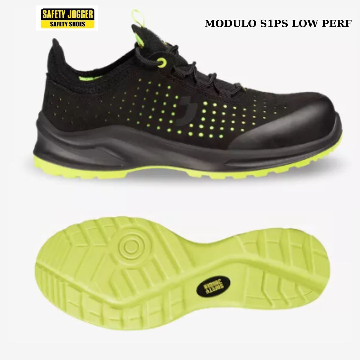 Giày bảo hộ Jogger Modulo S1PS đế mềm siêu nhẹ chống tĩnh điện ESD