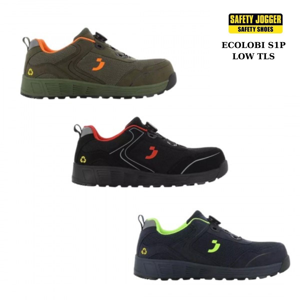 Giày bảo hộ Jogger Ecolobi S1P không kim loại chống tĩnh điện (ESD)