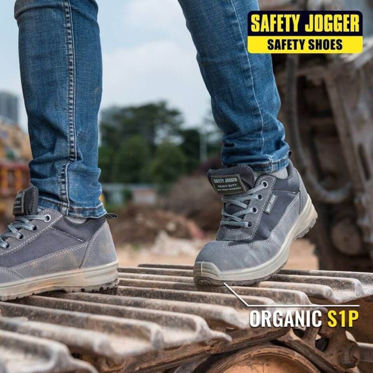 Giày bảo hộ Jogger Organic S1P siêu nhẹ chống trơn trượt chuẩn SRC