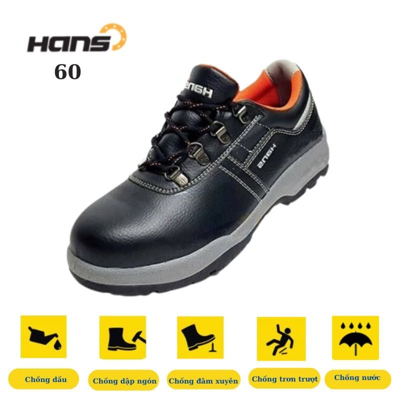 Giày bảo hộ Hans 60 Hàn Quốc chính hãng da mềm