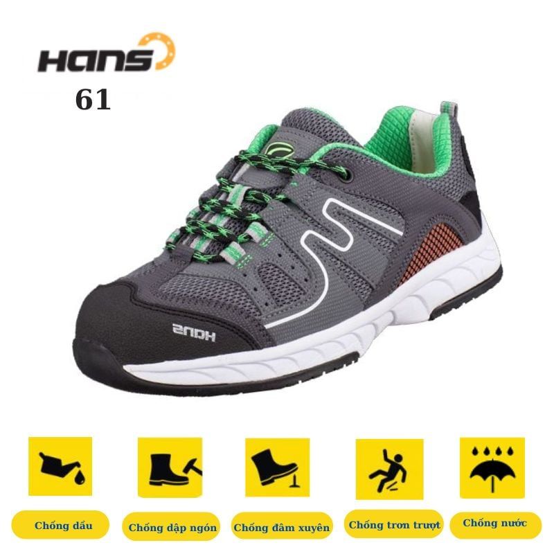 Giày bảo hộ thể thao Hans 61 Hàn Quốc