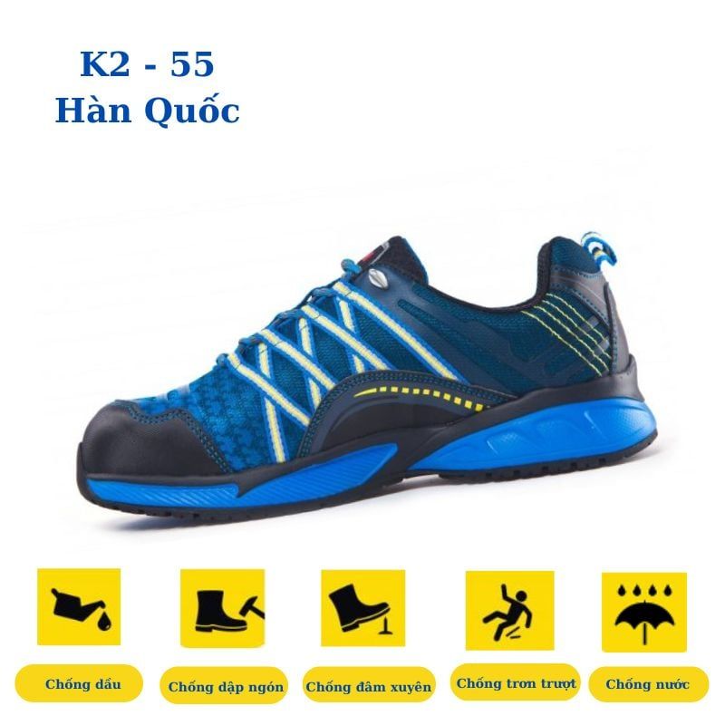 Giày bảo hộ thể thao siêu nhẹ K2-55 Hàn Quốc chính hãng