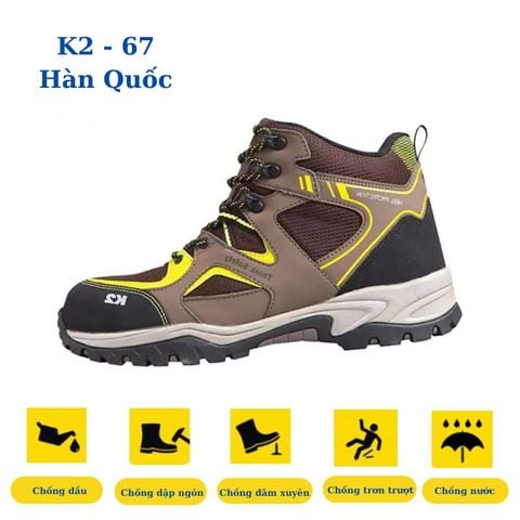 Giày bảo hộ cao cấp K2-67 Hàn Quốc