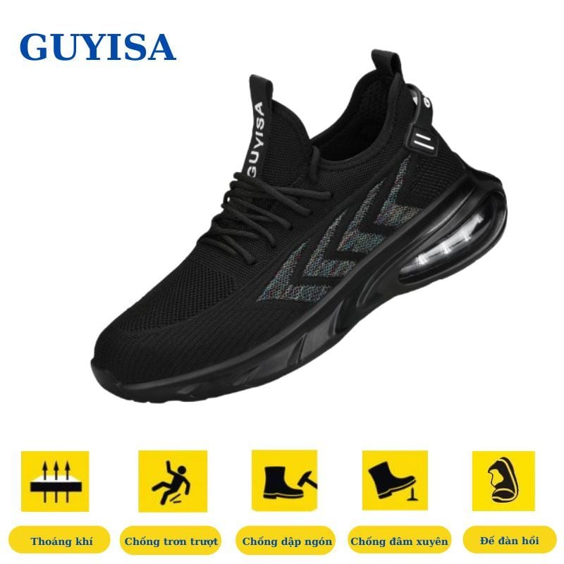 Giày Bảo Hộ Thời Trang Siêu Nhẹ Chính Hãng Guyisa 1137
