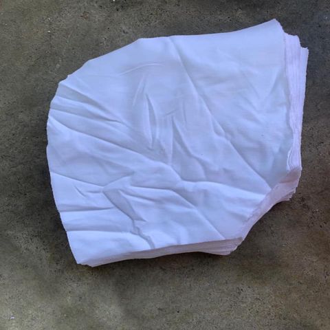 Giẻ lau cotton trắng (A3, A4, A5)