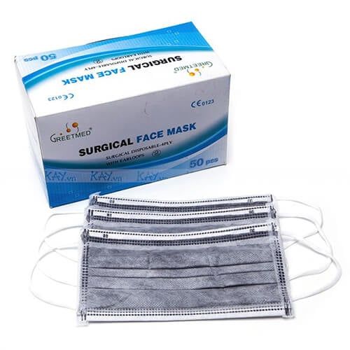 Khẩu Trang Y Tế Than Hoạt Tính Surgical Face 4 Lớp