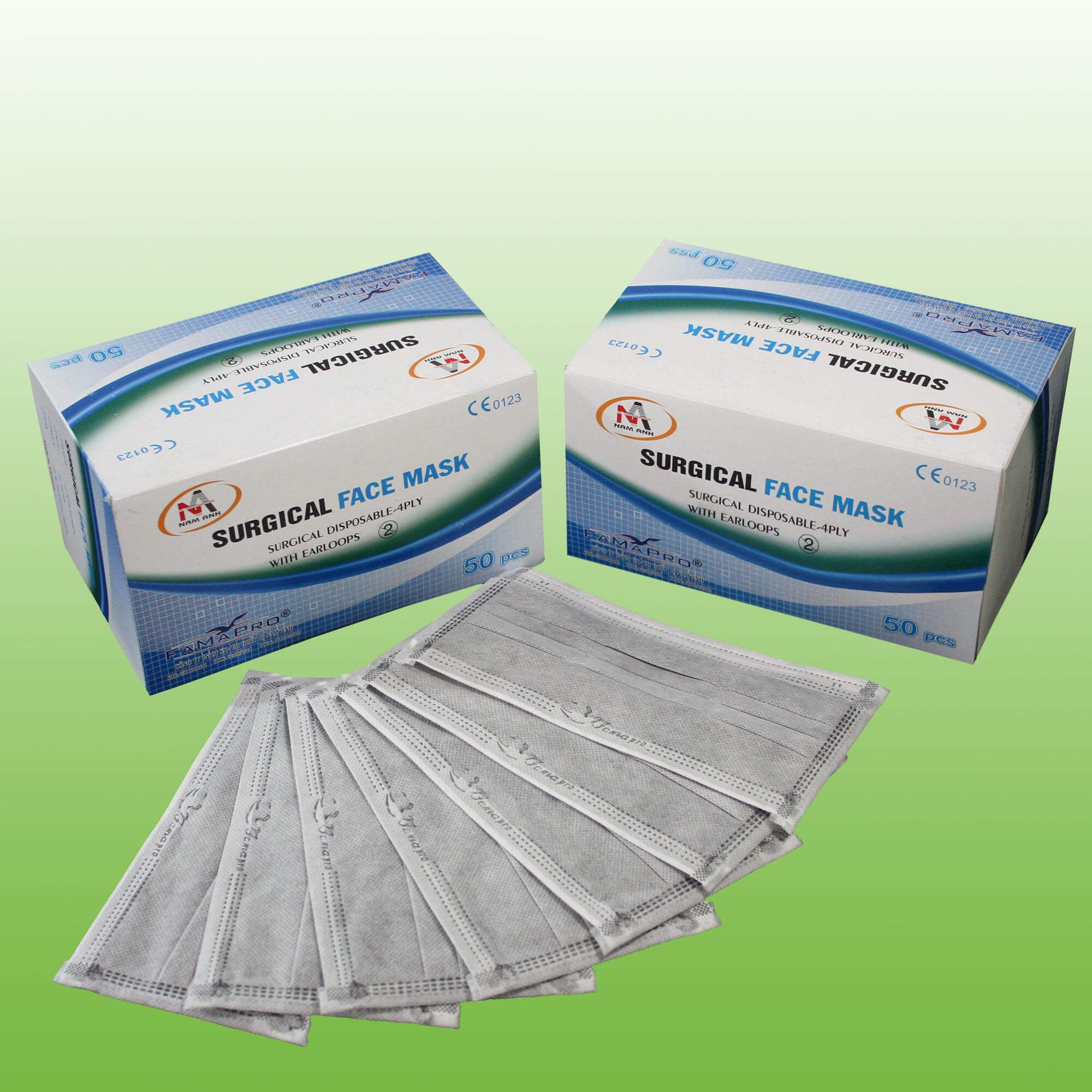 Khẩu Trang Y Tế Than Hoạt Tính Surgical Face 4 Lớp