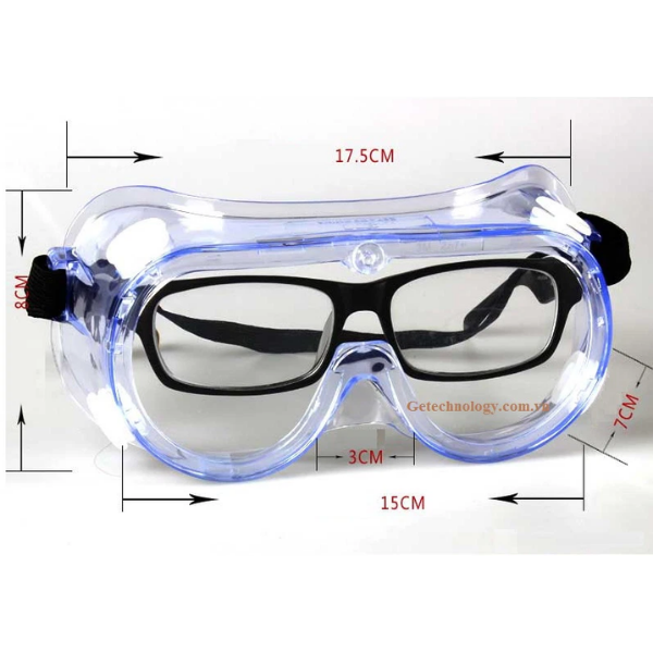 Kính bảo hộ chống hóa chất 3M 1621 chính hãng tại Quảng Ninh