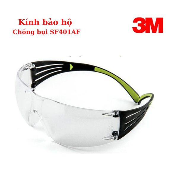 Kính bảo hộ chống bụi, chống tịa UV 3M SF401AF