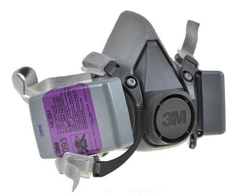 Mặt Nạ Phòng Độc 3M 6100, 6200, 6300 Màu Xám Chính Hãng