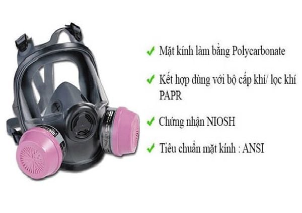 Mặt nạ phòng độc honeywell