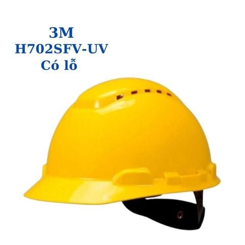 Mũ bảo hộ có lỗ 3M - H702SFV-UV