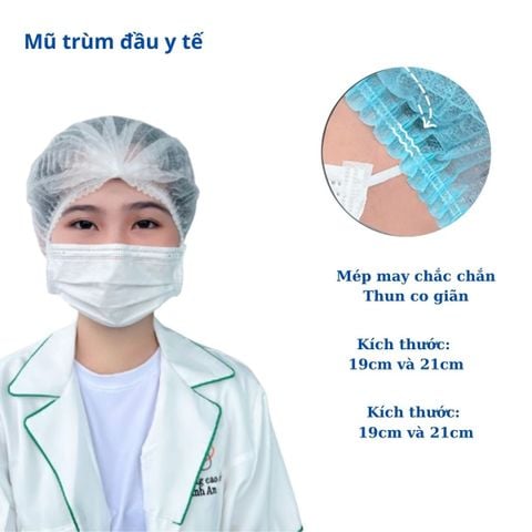 Mũ con sâu y tế, phòng sạch
